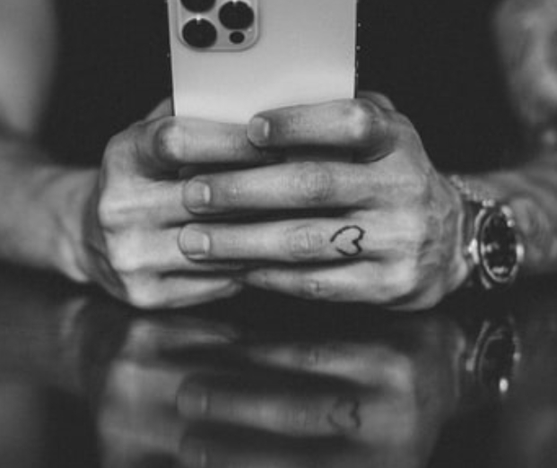 Man holding A Phone